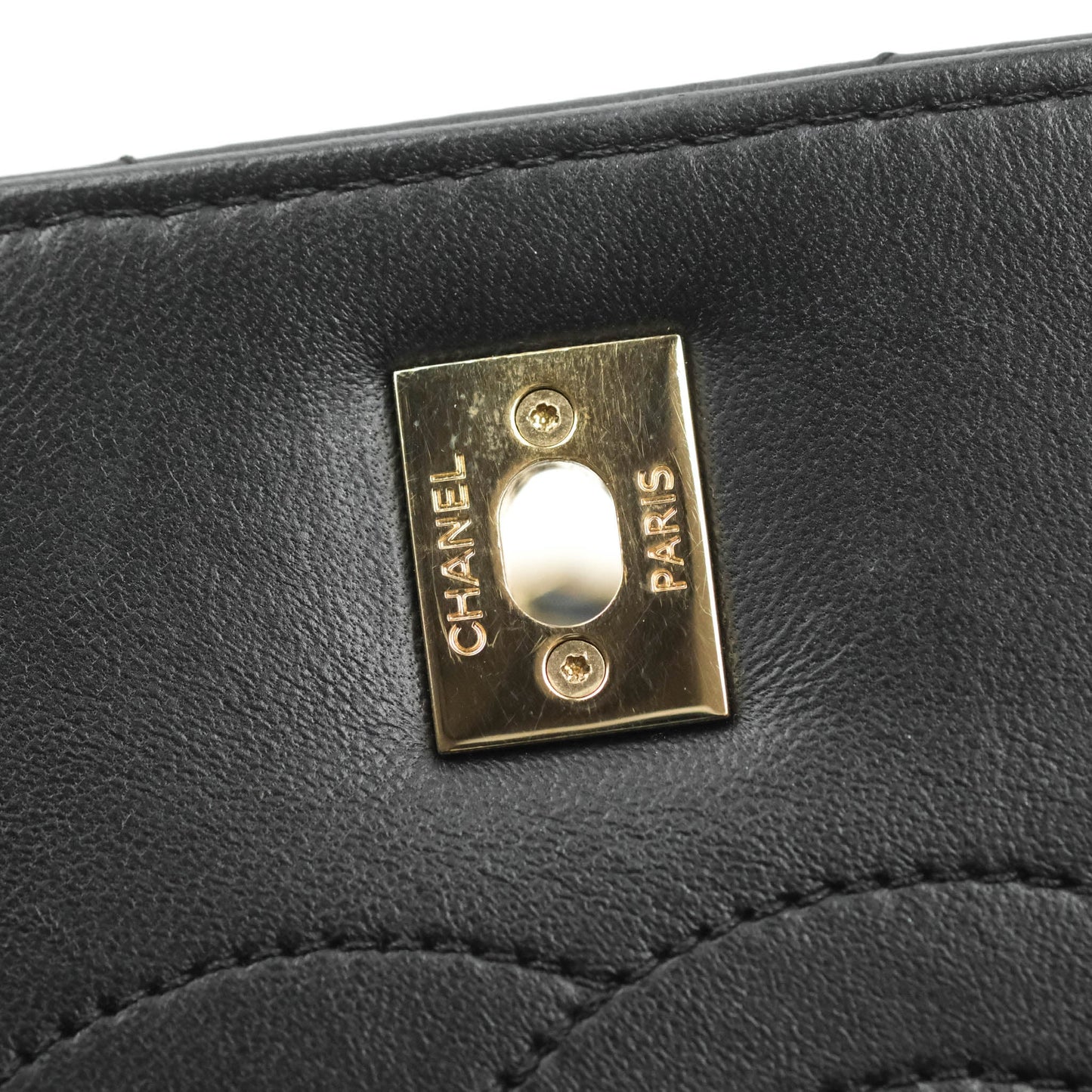 Chanel Trendy CC Chevron Small Black Lambskin Gold Hardware