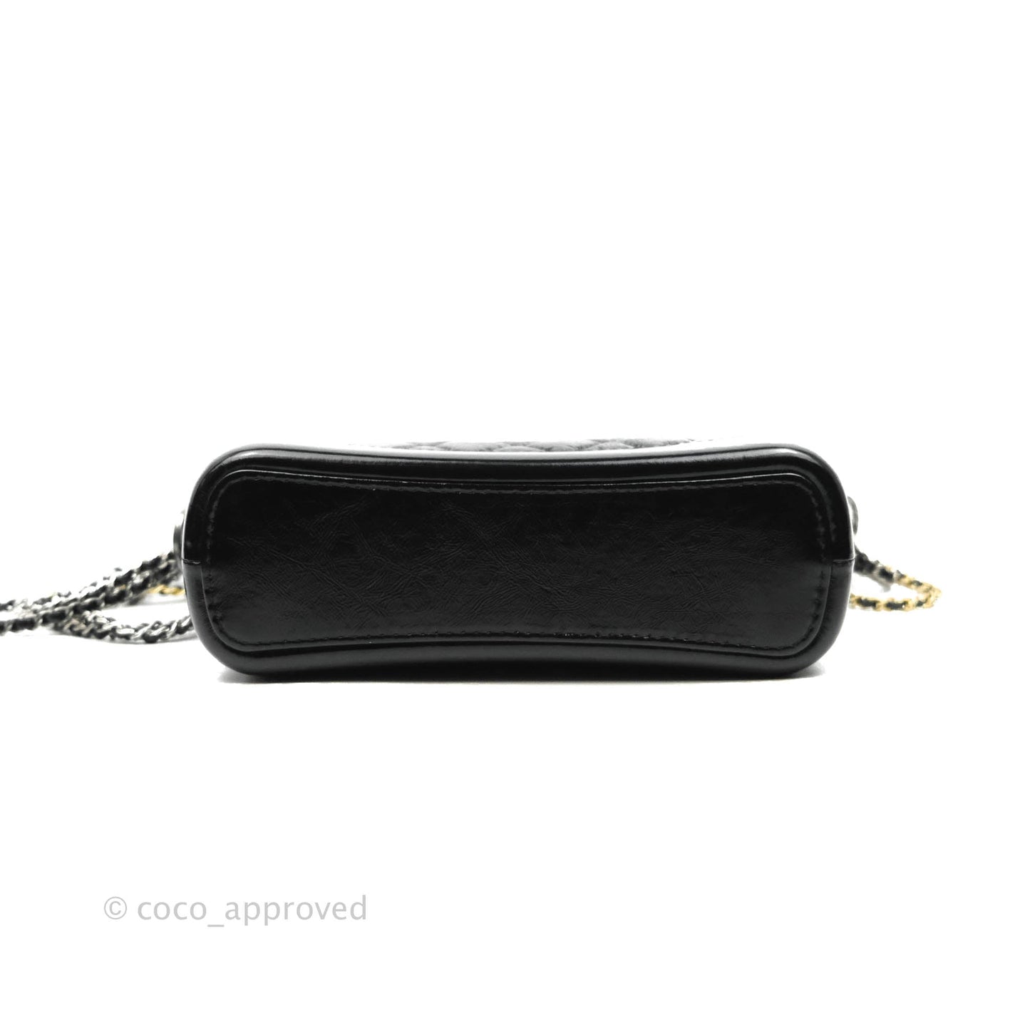 Chanel New Medium Gabrielle Hobo Black Shiny Aged Calfskin Mixed Hardware 20A