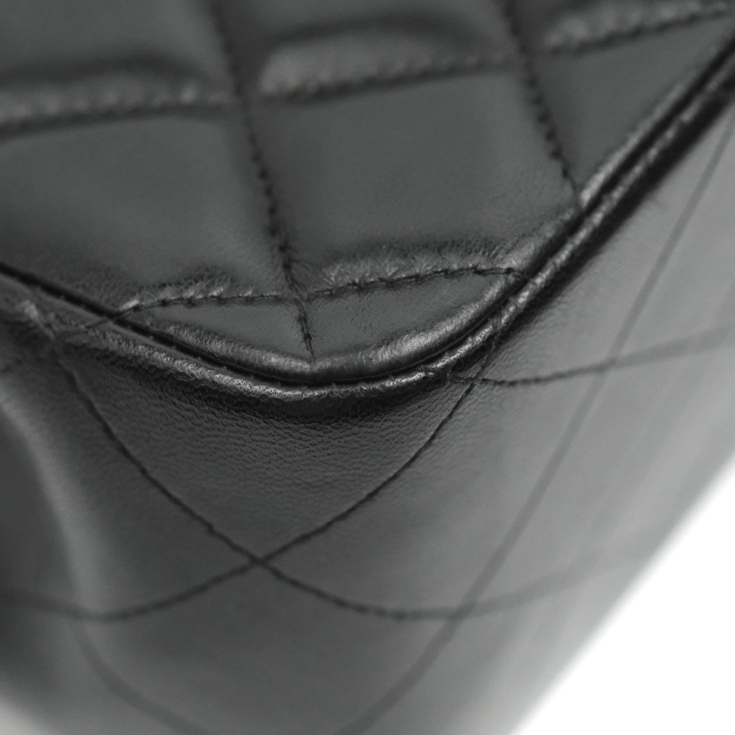 Chanel Jumbo Double Flap Black Lambskin Gold Hardware