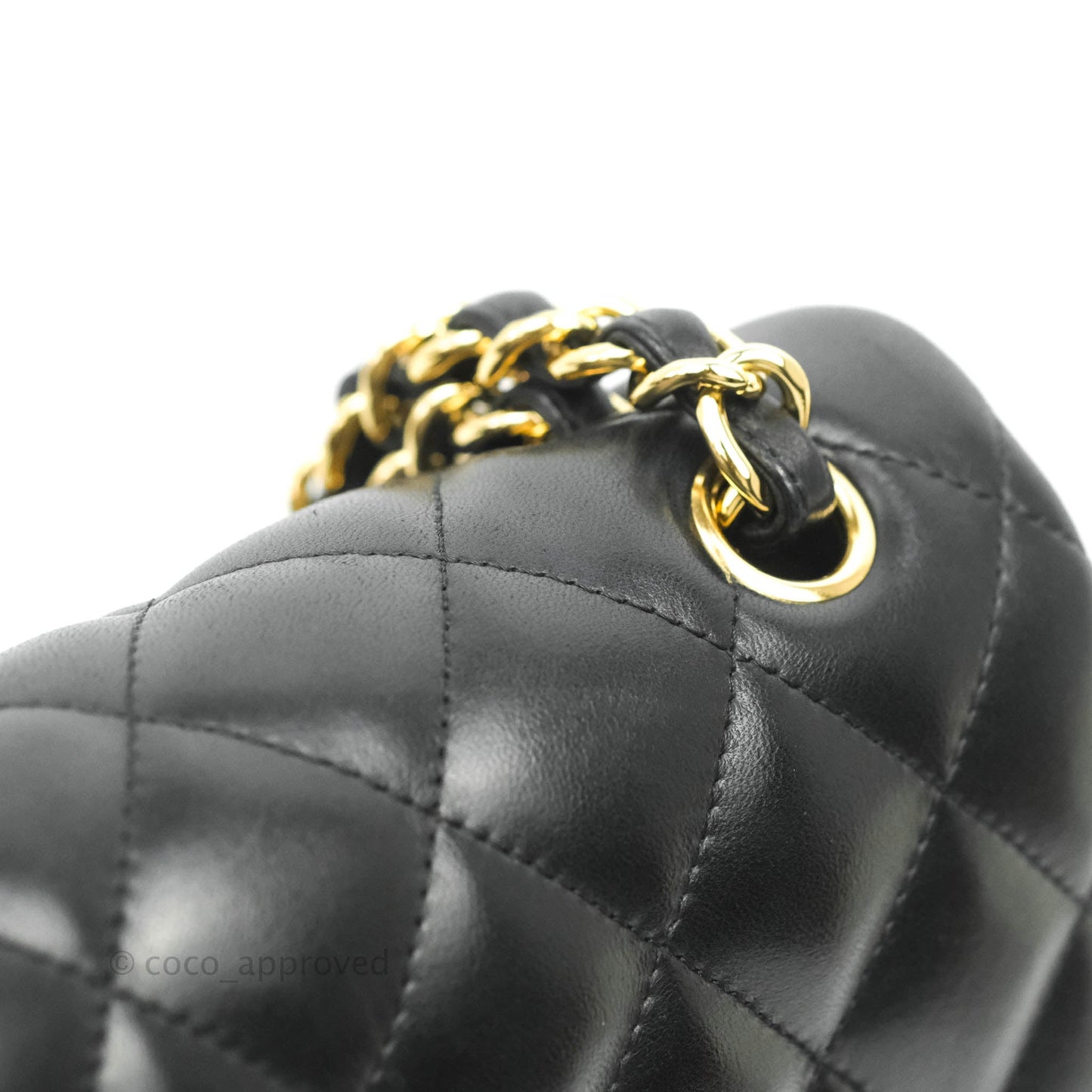 Chanel Jumbo Double Flap Black Lambskin Gold Hardware