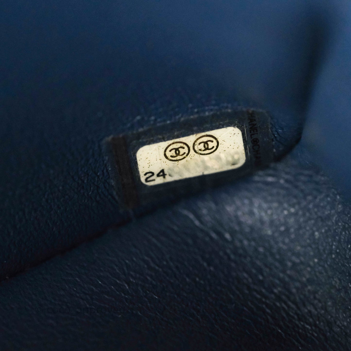 Chanel Quilted Mini Rectangular Flap Blue Caviar Silver Hardware 17B
