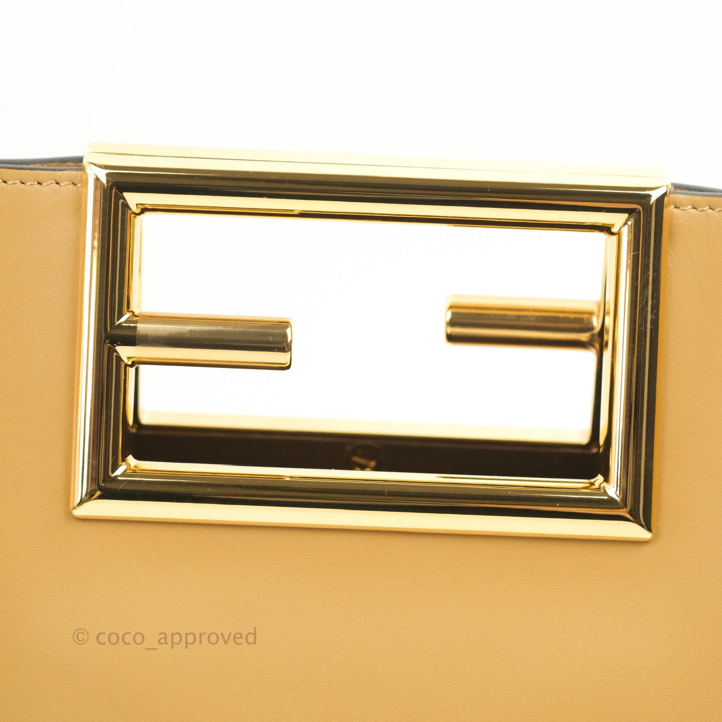 Fendi Small Way Bag Honey Beige Calfskin