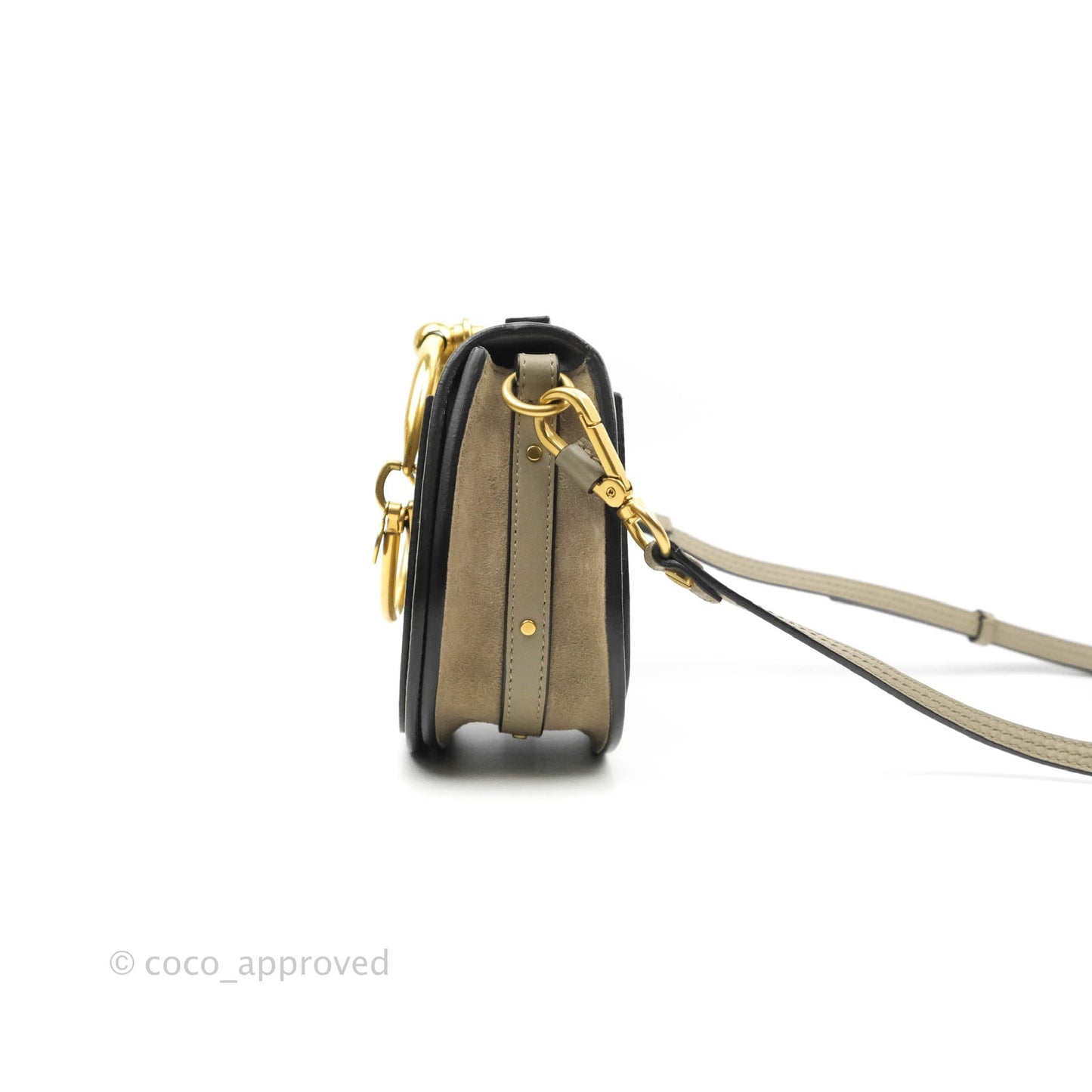 Chloé Nile Crossbody Bag Motty Grey Calfskin