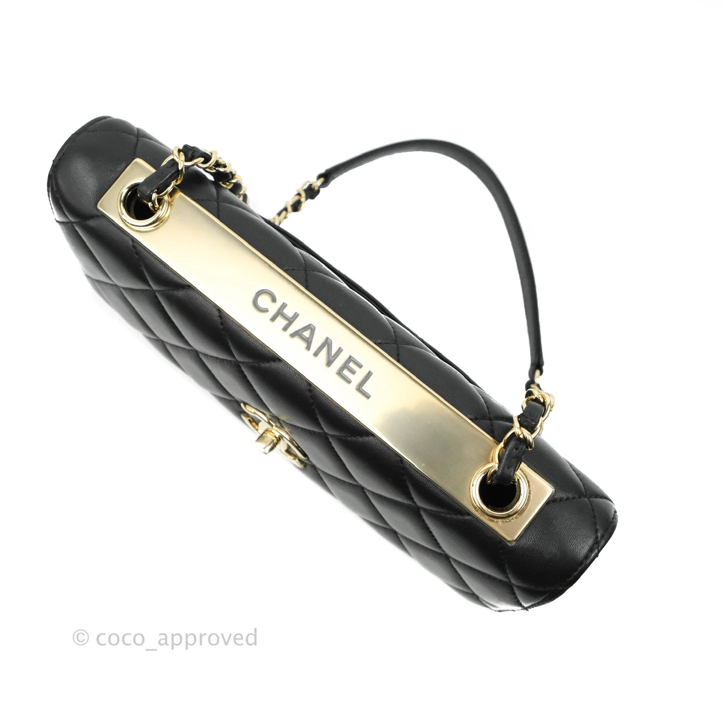 Chanel Trendy CC Flap Bag Black Lambskin Gold Hardware