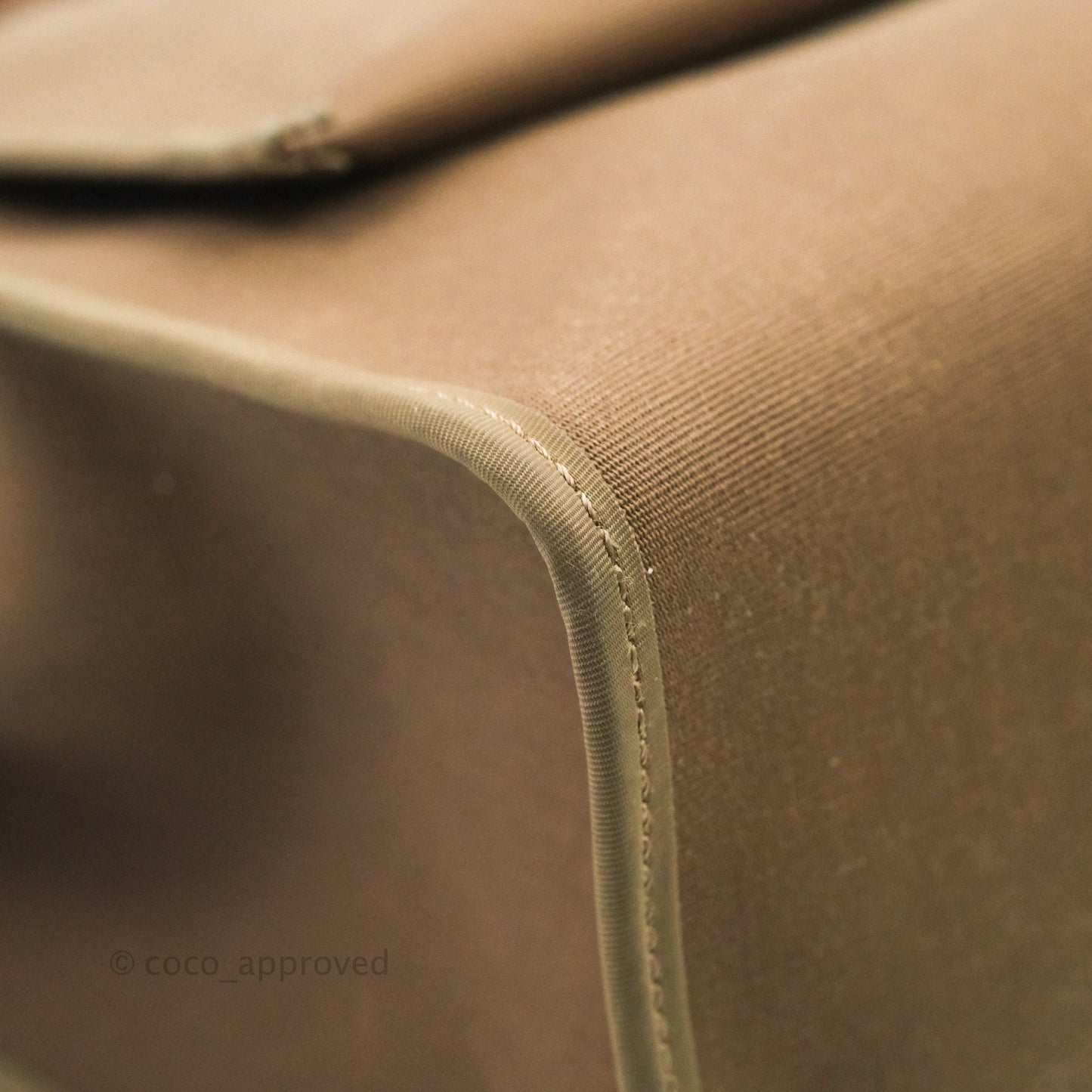 Hermès Herbag Zip 31 Etoupe/Fauve Canvas Palladium Hardware