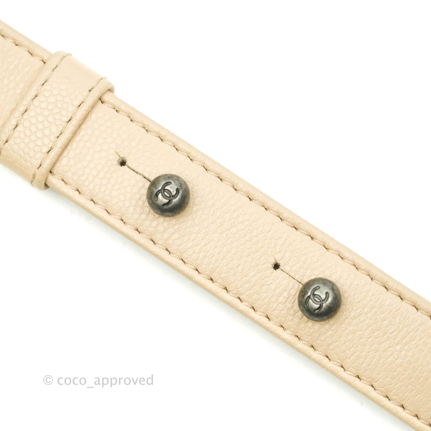 Chanel Chevron Medium Boy Light Pink Beige Caviar Ruthenium Hardware