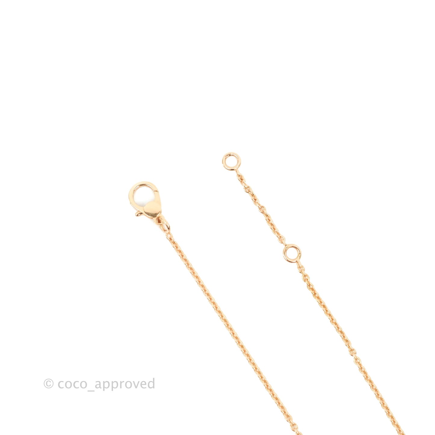 Hermès Finesse Necklace Rose Gold