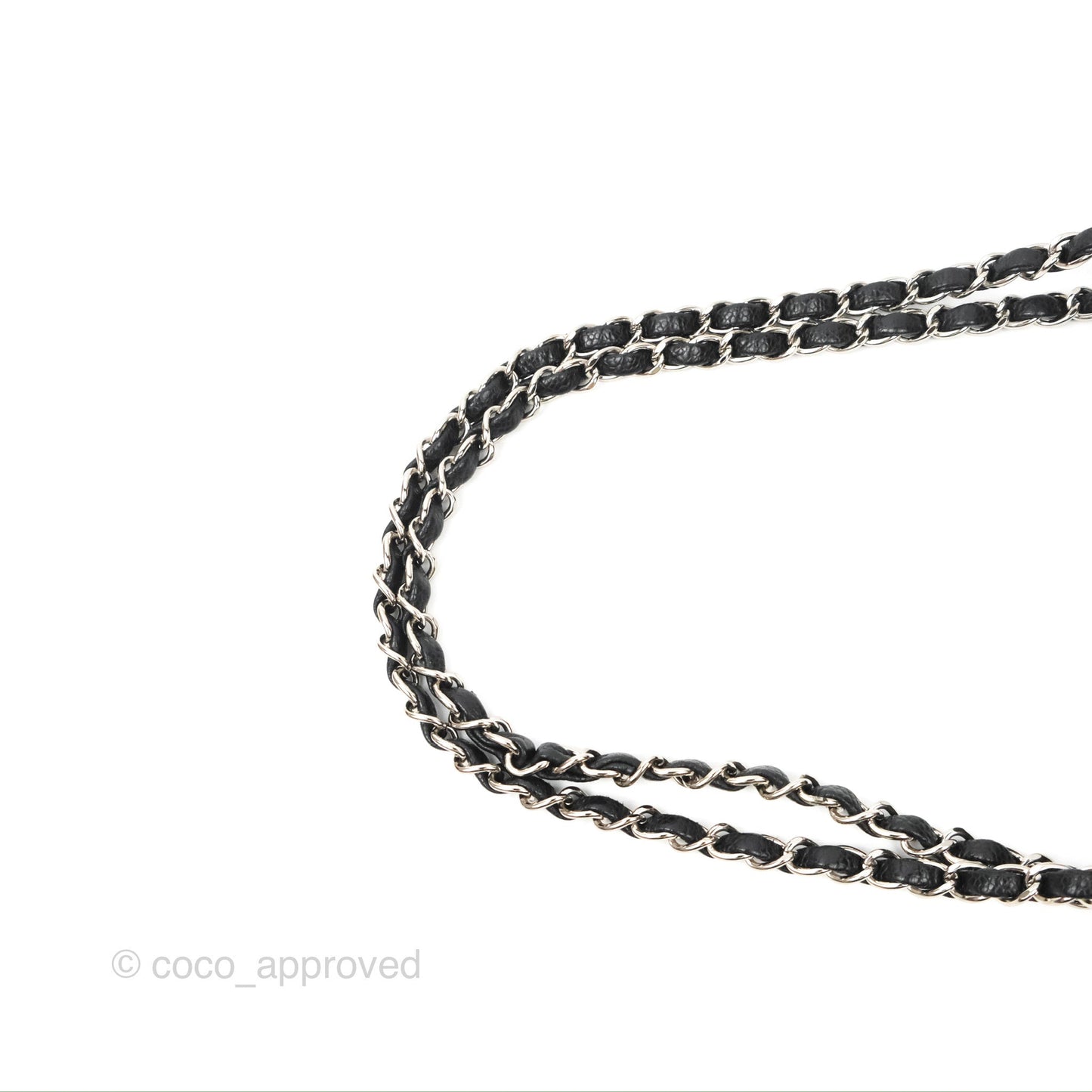 Chanel Classic M/L Medium Flap Quilted Black Caviar Silver Hardware