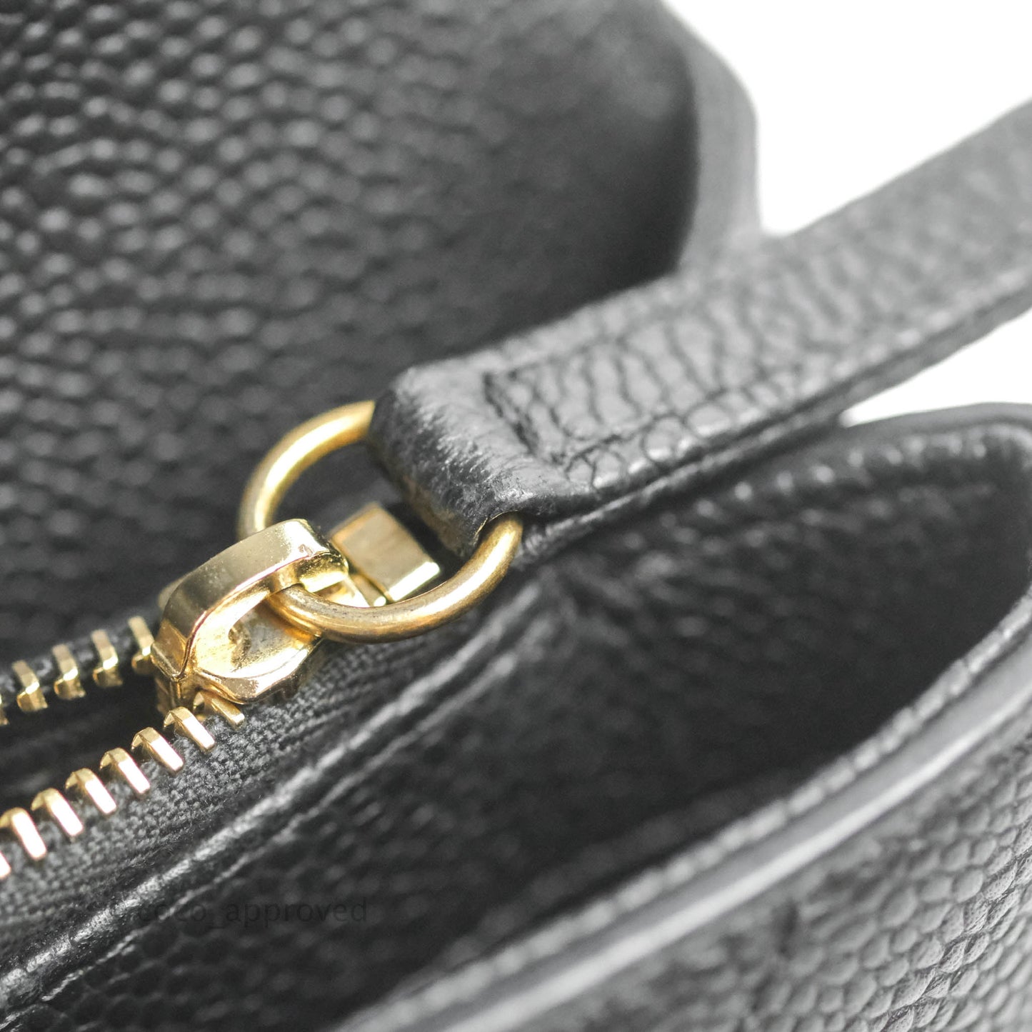 Chanel Small Chic Affinity Grained Calfskin Black Gold Hardware