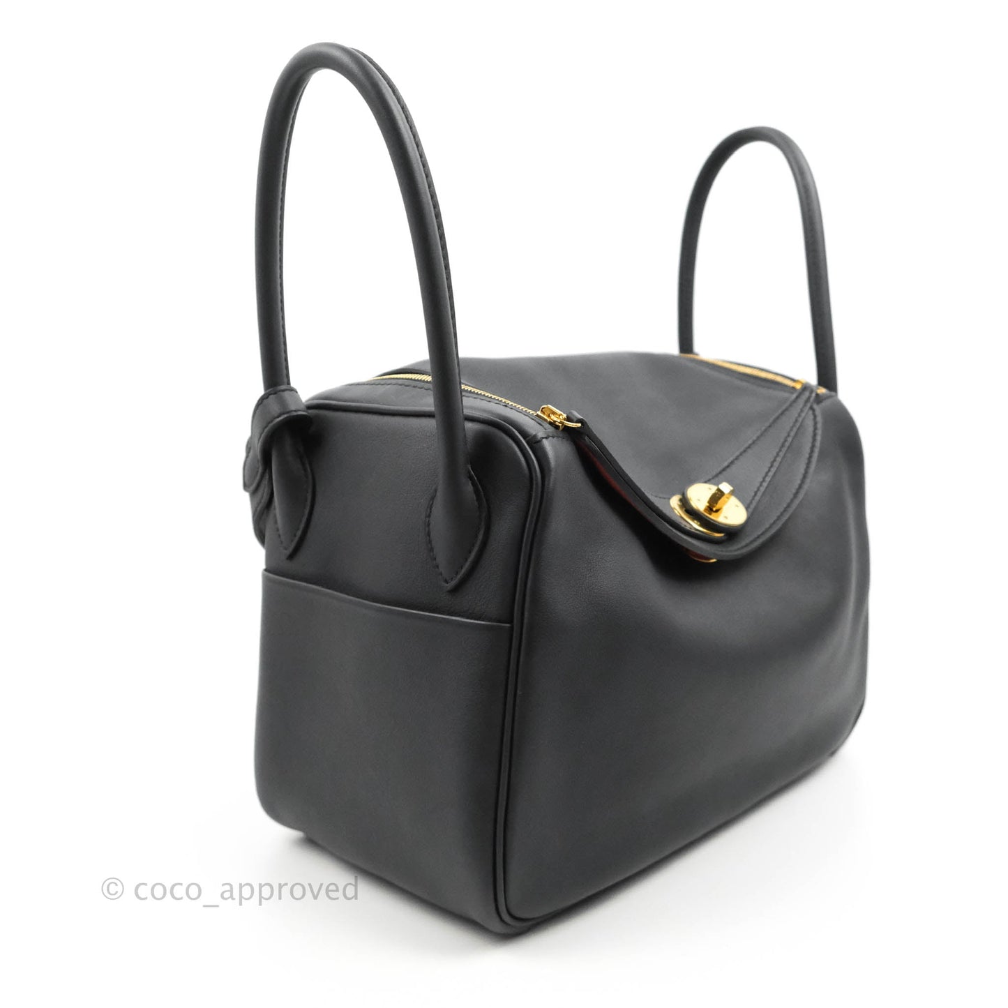 Hermès Lindy 26 Navy Swift Gold Hardware Special Edition