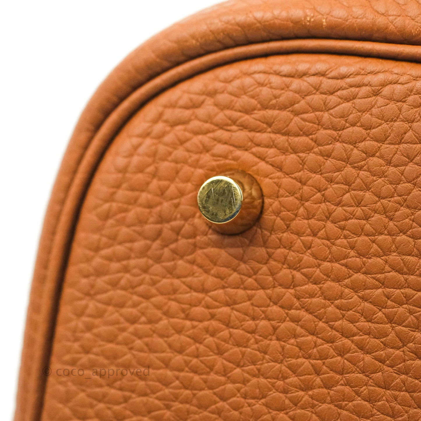 Hermès Picotin 26 GM Taurillon Clemence Gold Gold Hardware