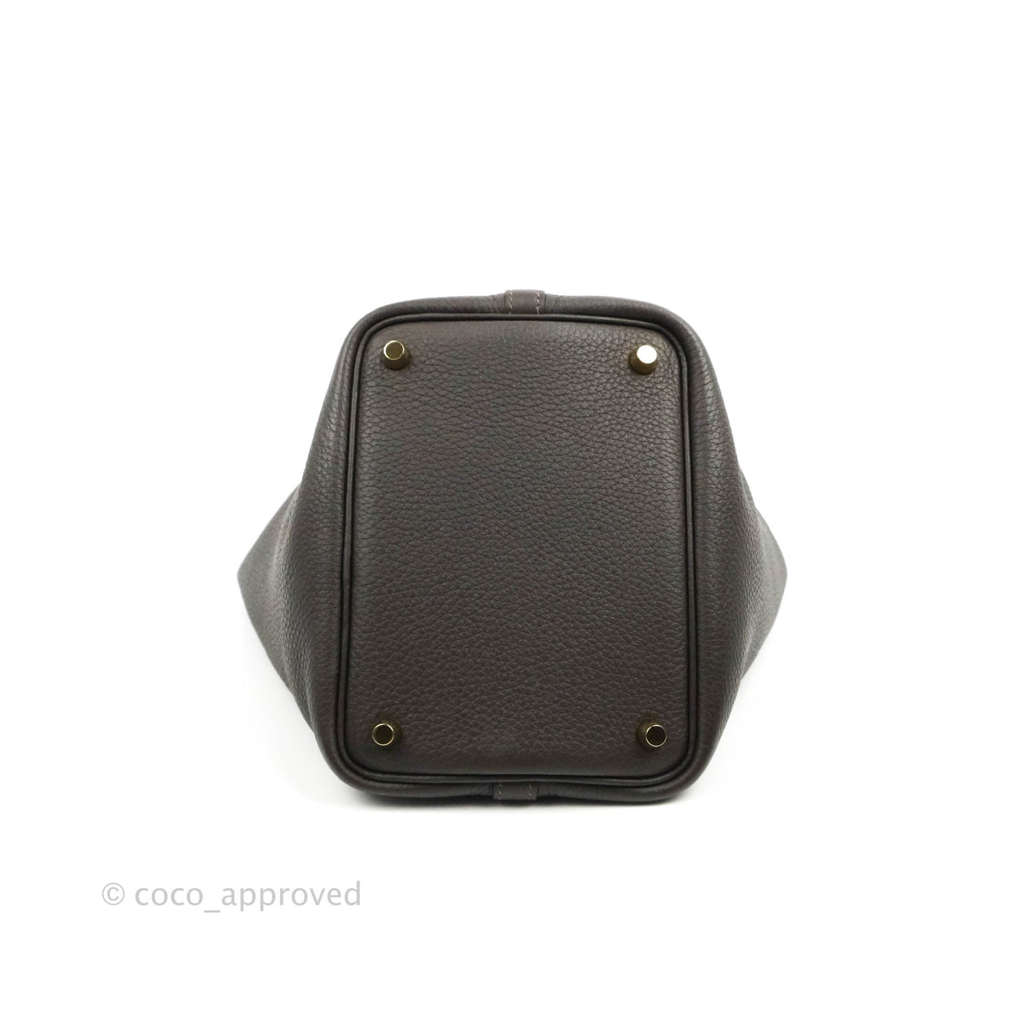 Hermès Picotin Lock 18 PM Ebene Clemence Gold Hardware