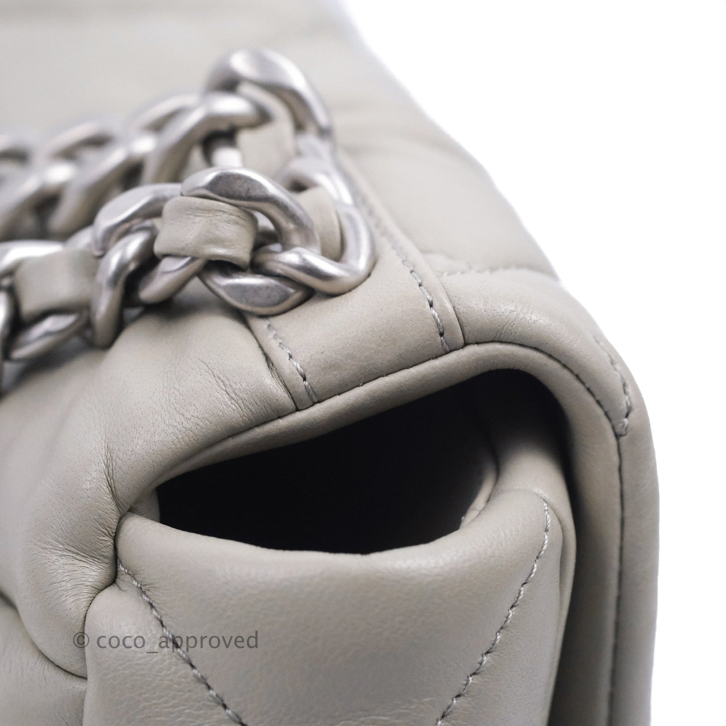 Chanel 19 Small Grey Mixed Hardware 22C