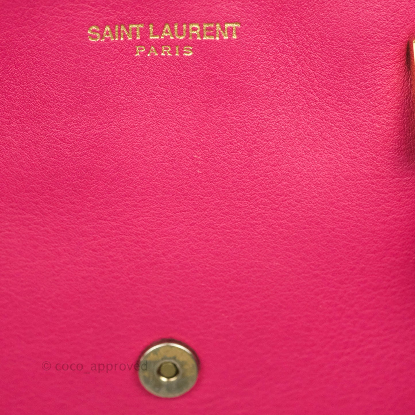 Saint Laurent Smooth Calfskin Small Y Ligne Cabas Pink