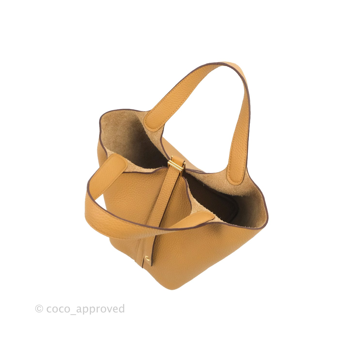 Hermès Picotin Lock 18 Clemence Biscuit 48 Gold Hardware
