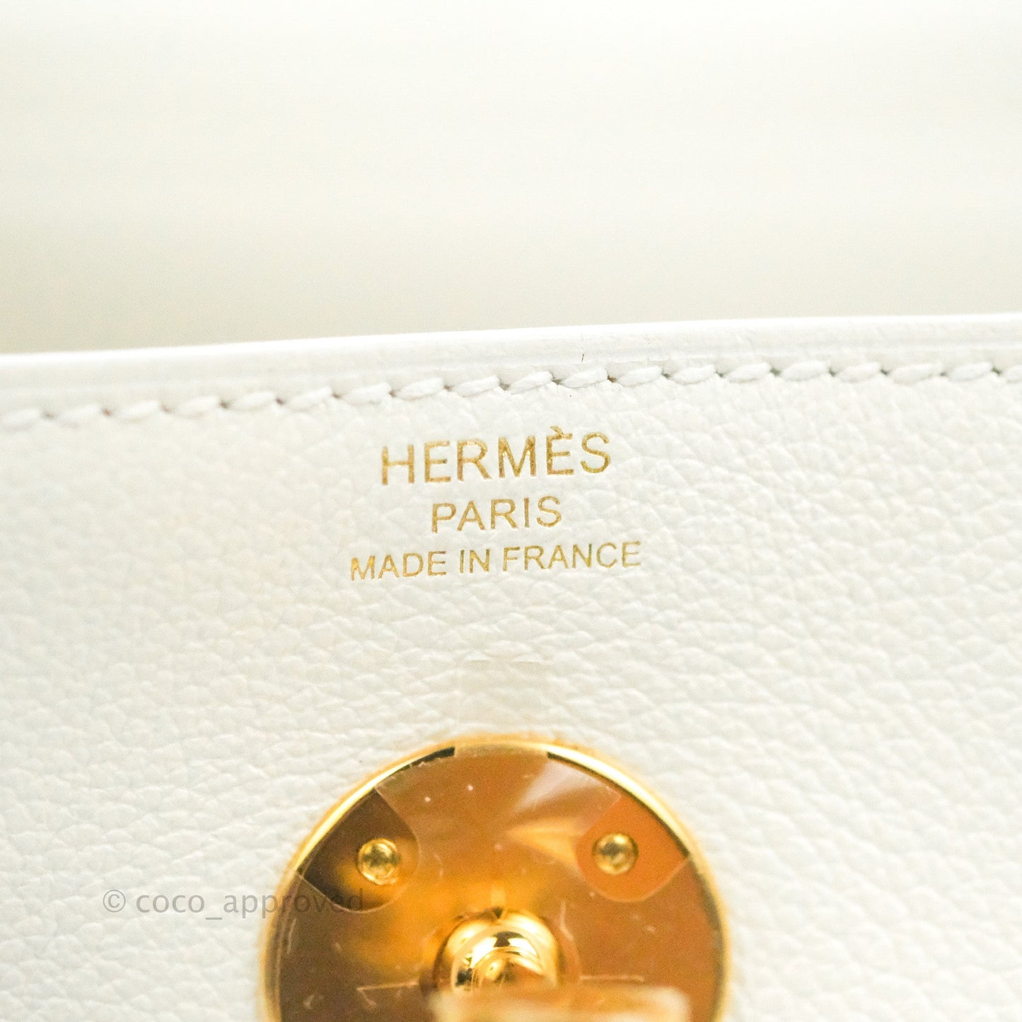 Hermès Lindy 26 Evercolor Blanc Gold Hardware