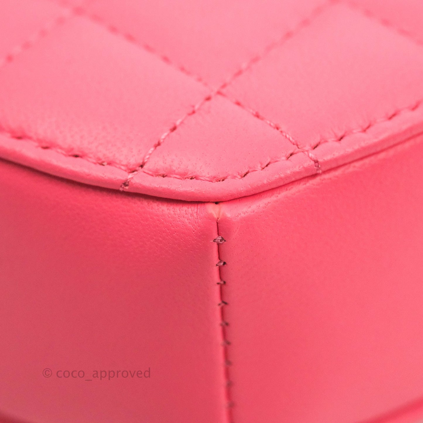 Chanel Mini Heart Belt Bag Pink Lambskin Gold Hardware 22S
