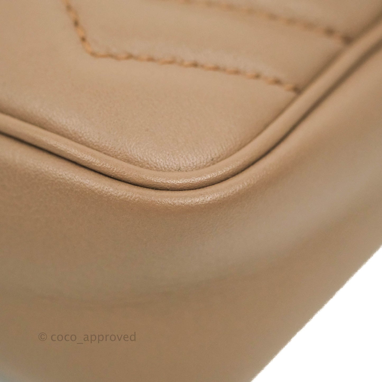 Gucci GG Marmont Matelassé Leather Super Mini Bag Dusty Pink