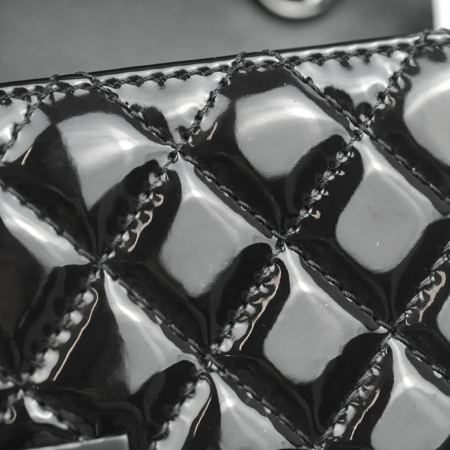 Chanel Quilted Mini Reissue 224 So Black Patent