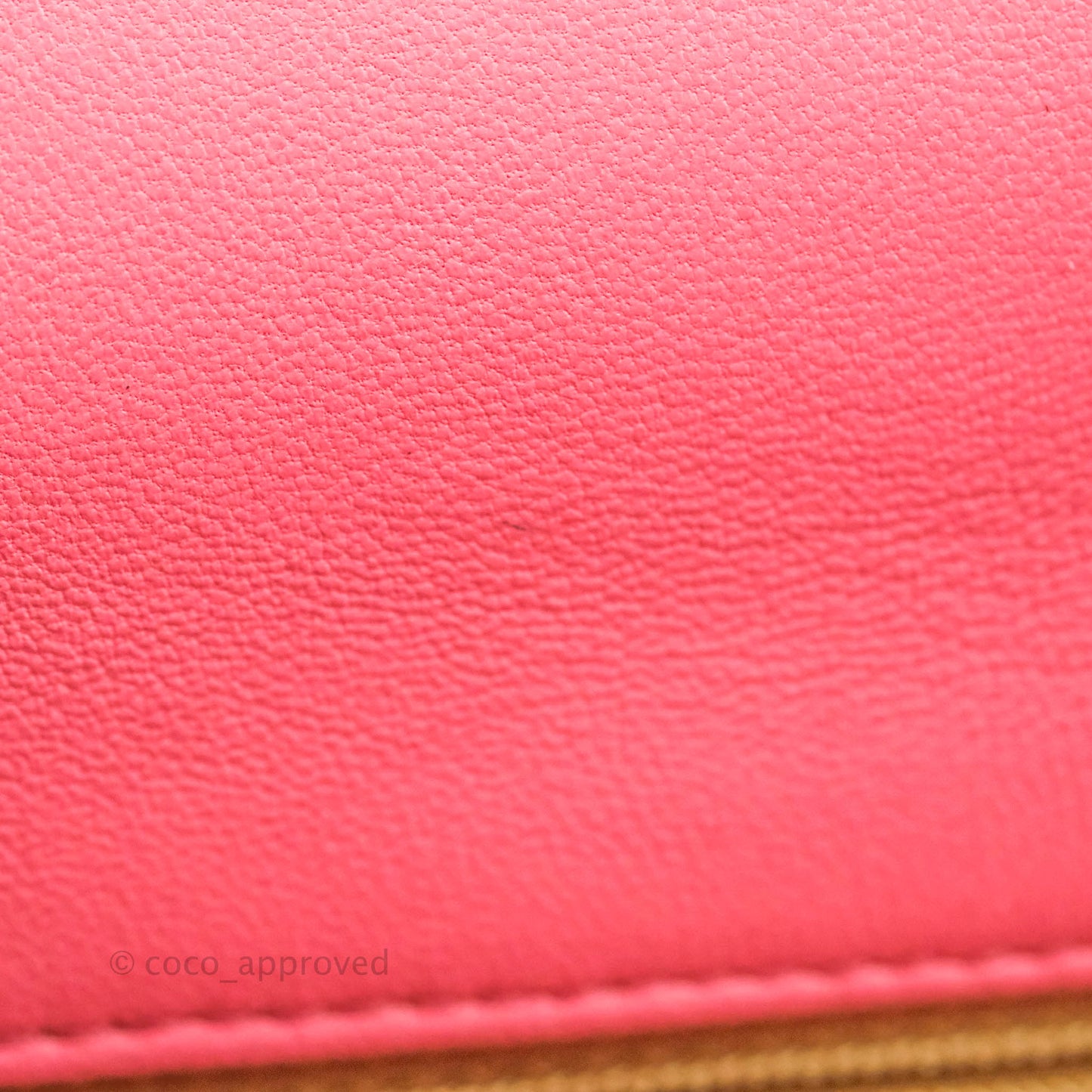 Chanel Mini Rectangular Pearl Crush Quilted Pink Lambskin Aged Gold Hardware