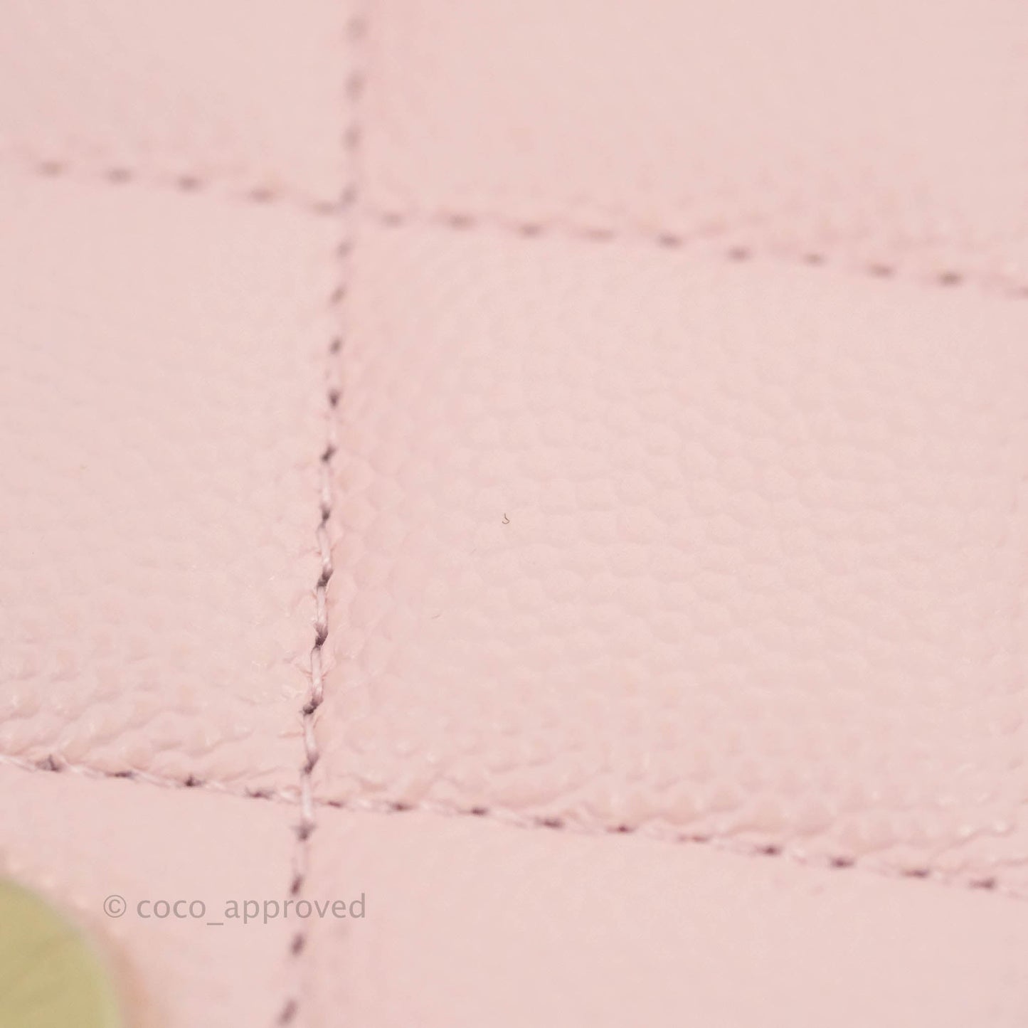 Chanel Quilted Classic Wallet on Chain WOC Light Pink Caviar Gold Hardware 22S