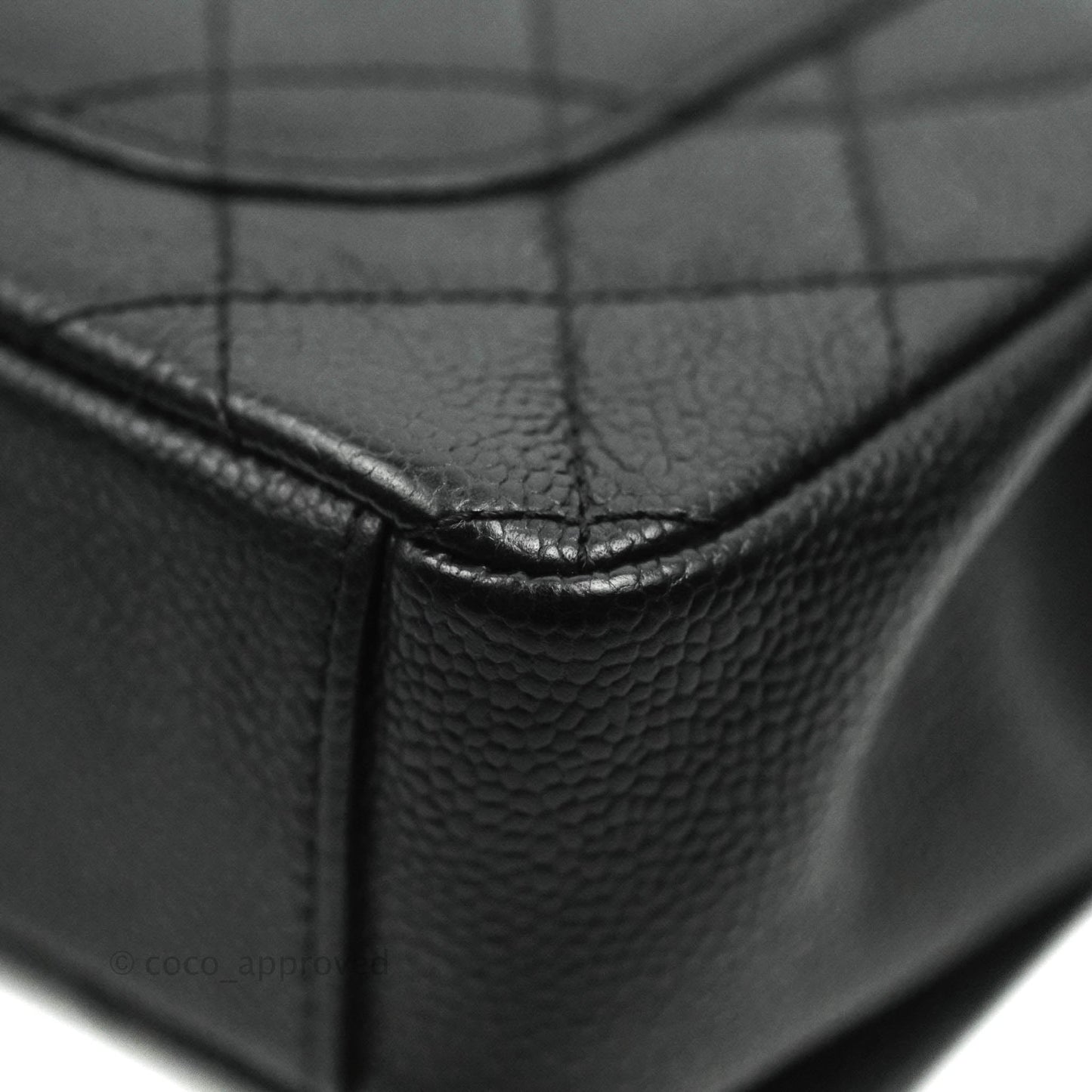 Chanel Quilted Small CC Filigree Flap Black Caviar