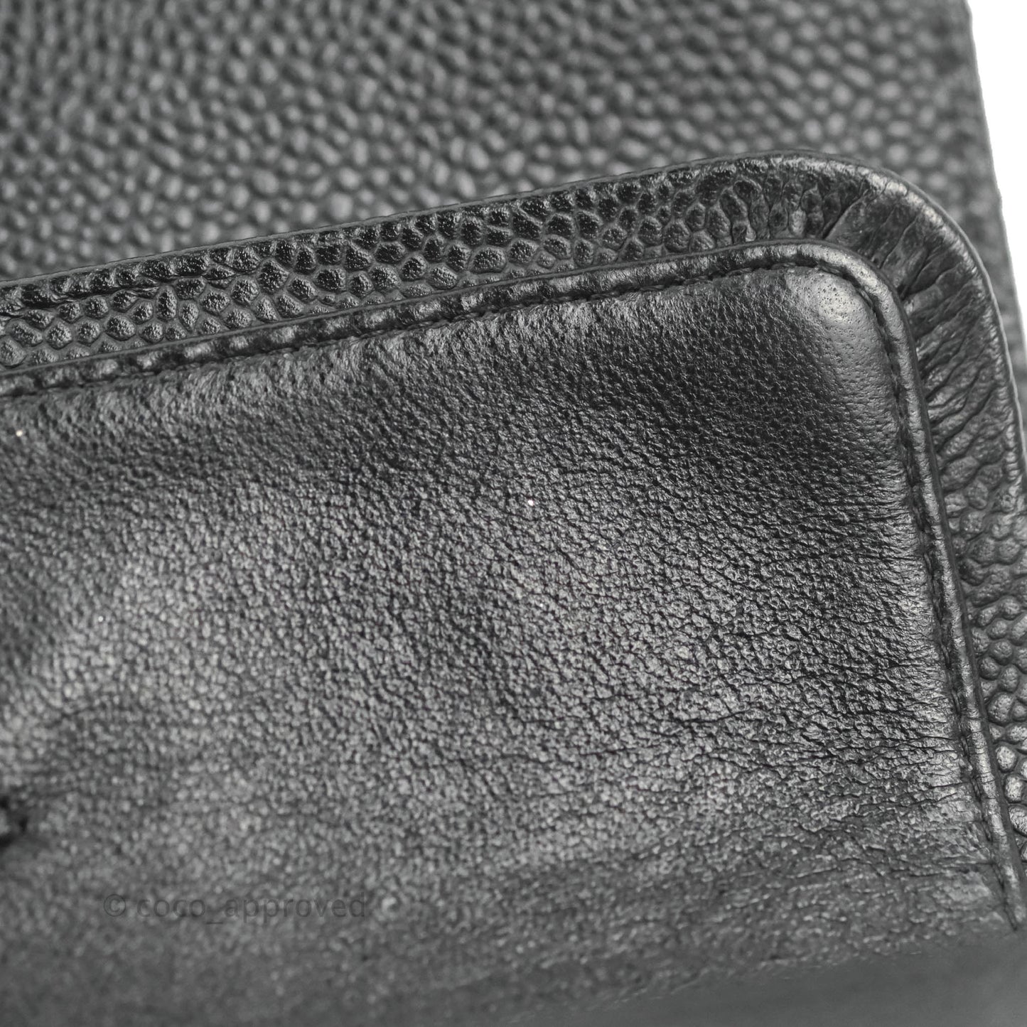 Chanel Small Classic Quilted Flap Black Caviar 24K Gold Hardware