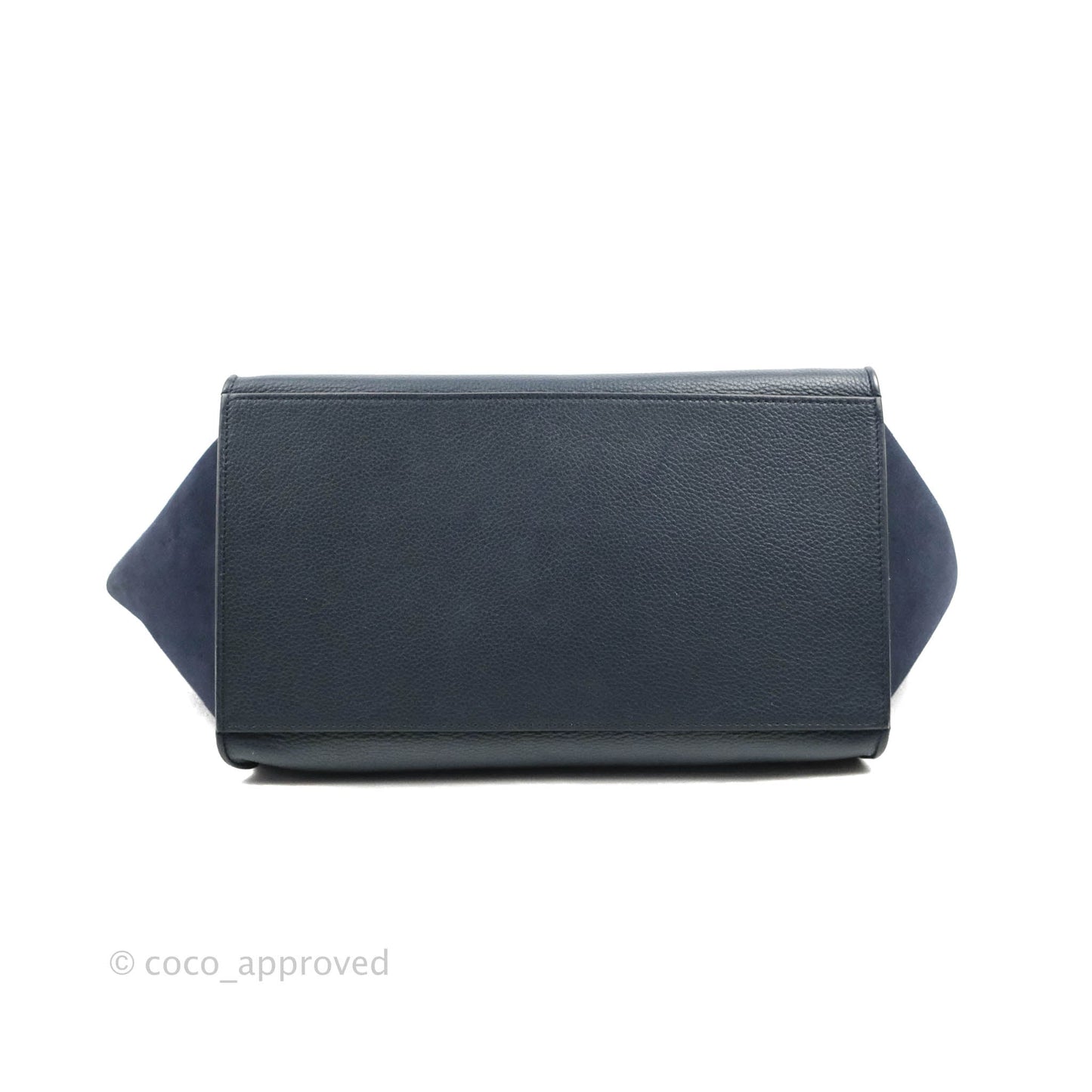 Celine Small Sleek Trapeze Navy Calfskin