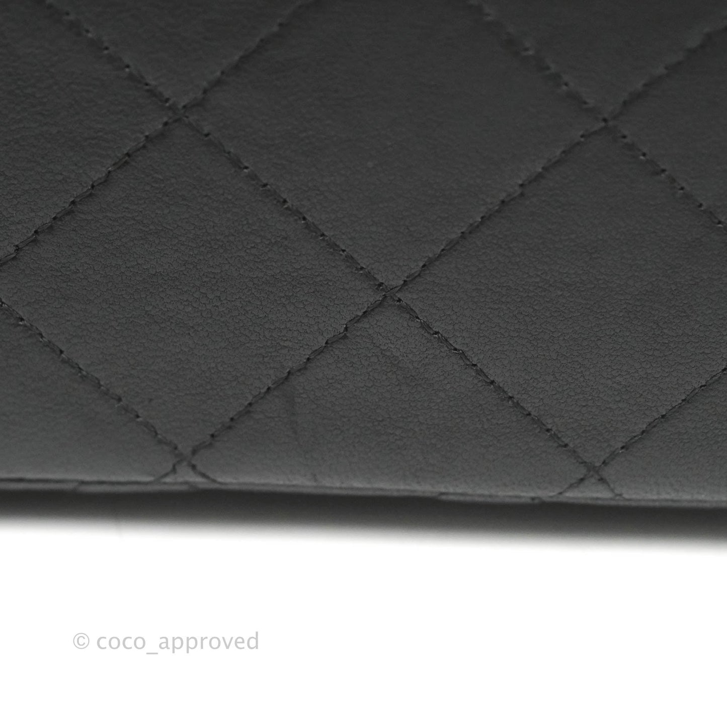 Chanel Jumbo Double Flap Black Lambskin Gold Hardware
