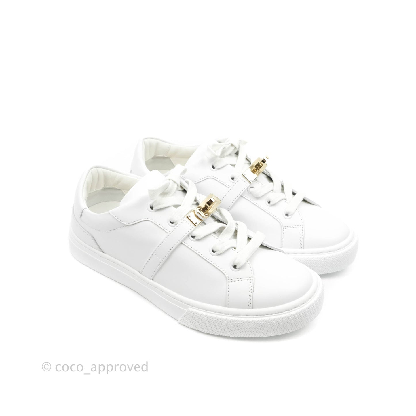 Hermès Day Sneakers White Size 37.5