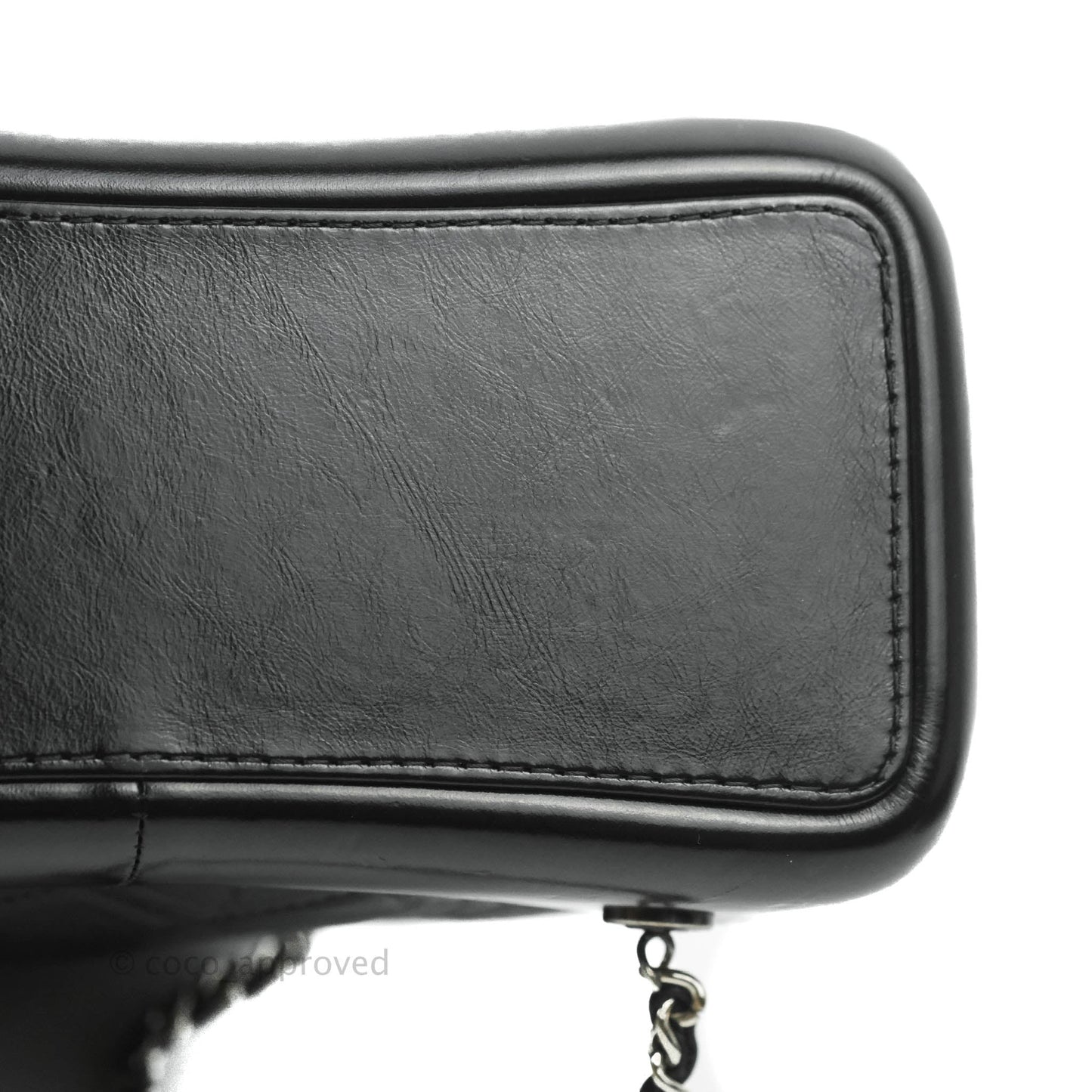Chanel Small Gabrielle Backpack Black Aged Calfskin