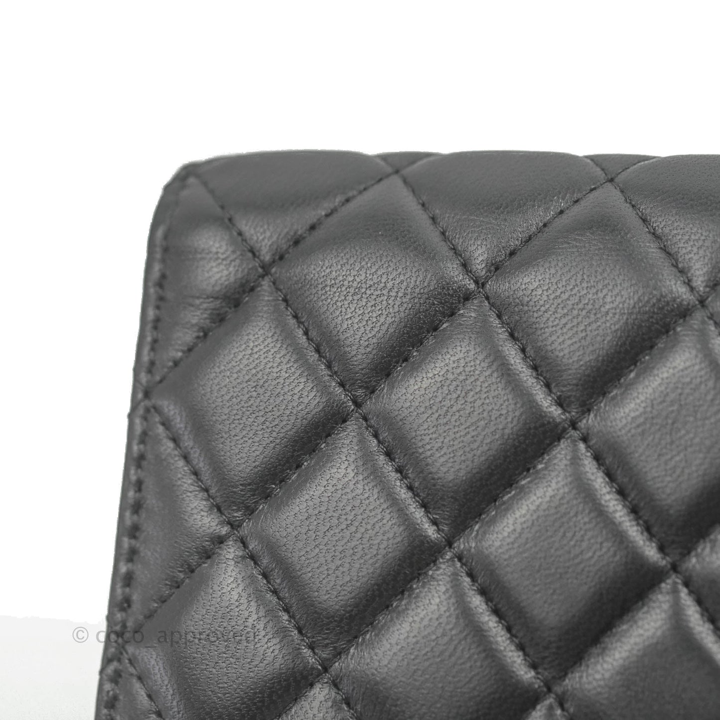 Chanel Mini Pearl Crush Clutch With Chain Belt Black Lambskin Aged Gold Hardware