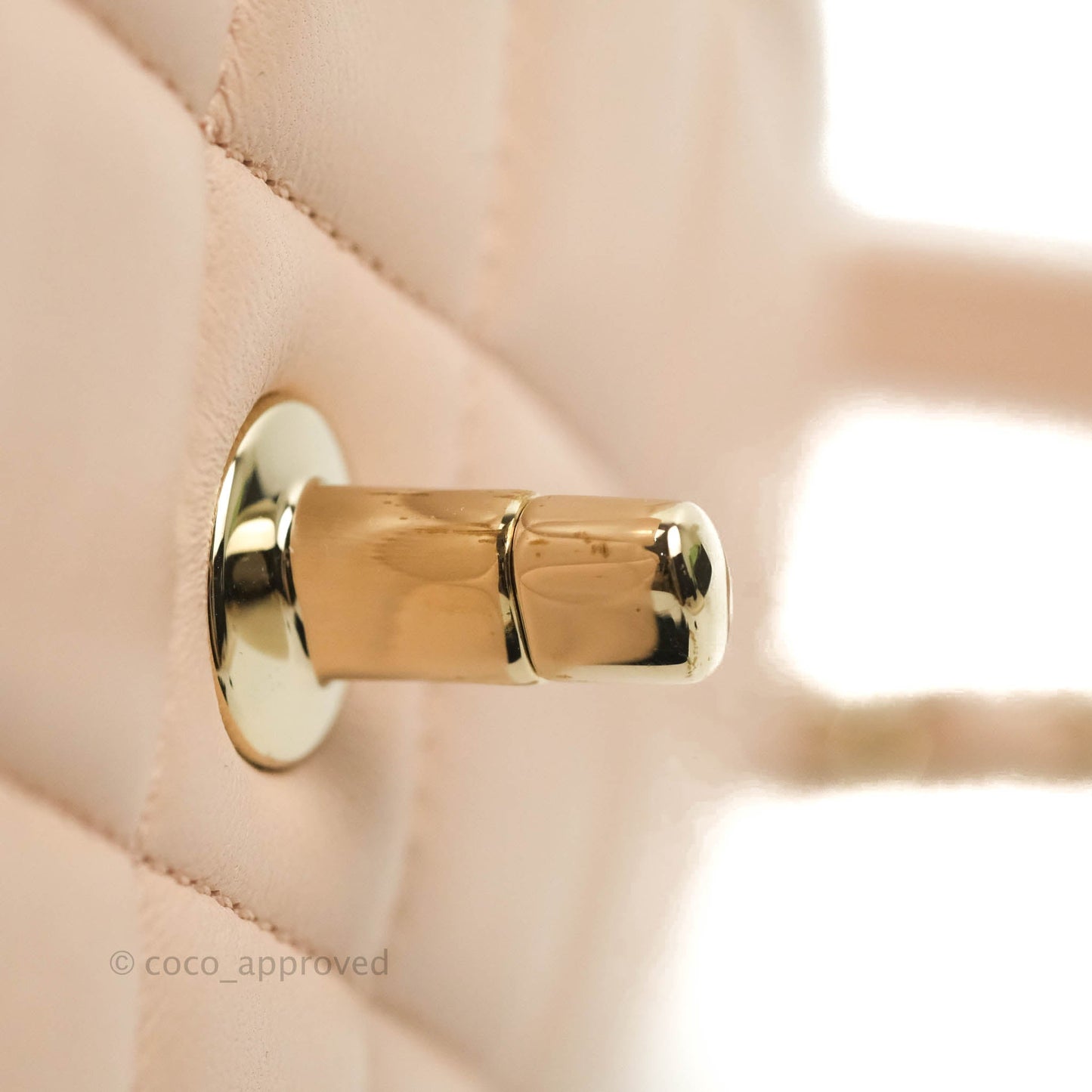 Chanel Small Trendy CC Light Pink Lambskin Gold Hardware