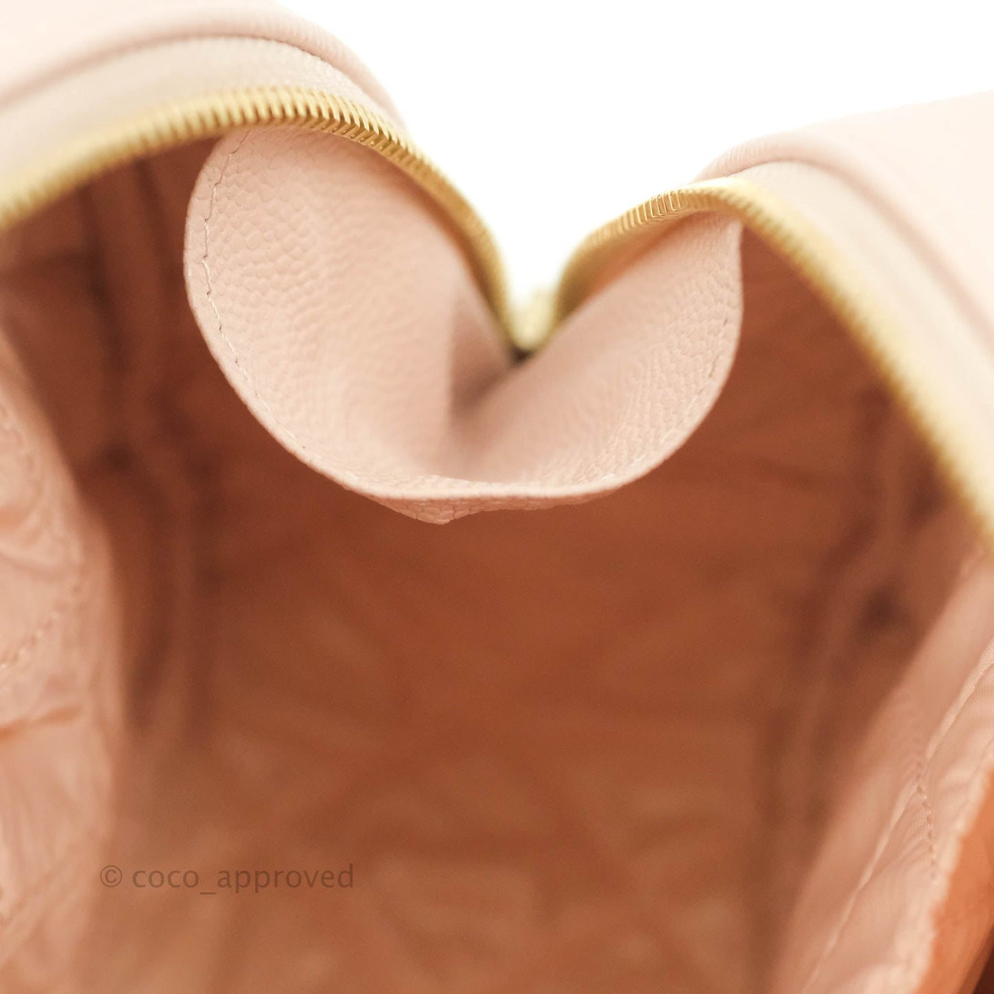 Chanel Large Classic Pouch Light Pink Caviar Gold Hardware