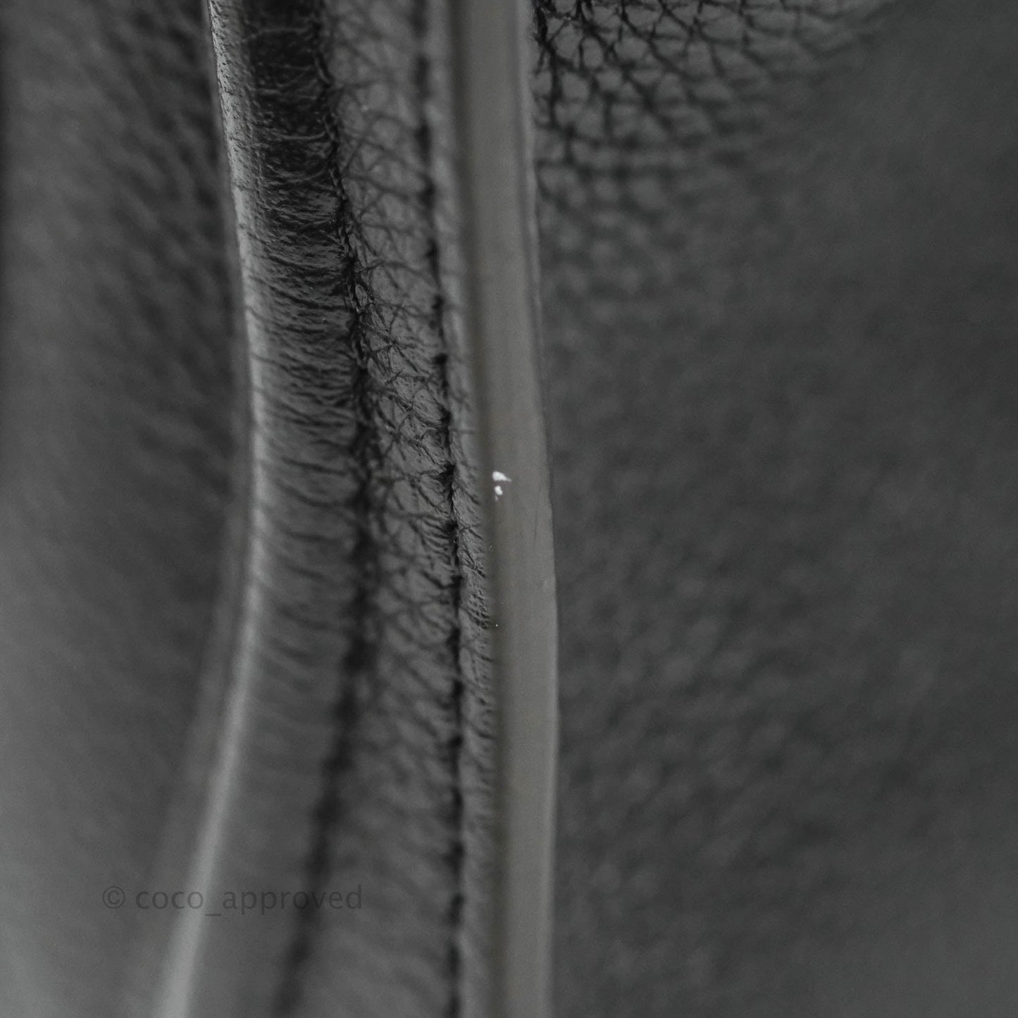 Celine Nano Luggage Black Drummed Calfskin Silver Hardware