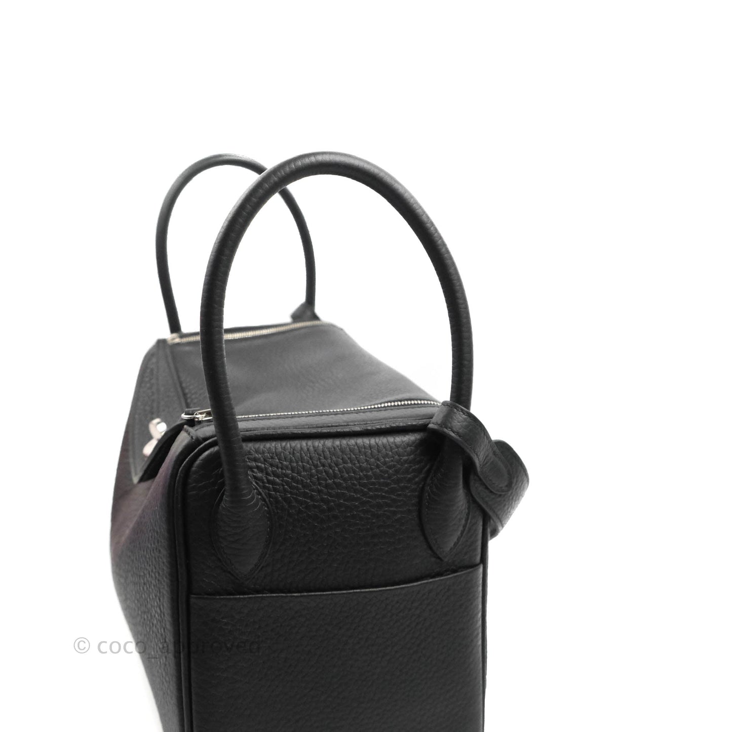 Hermès Lindy 26 Black Taurillon Clemence Palladium Hardware
