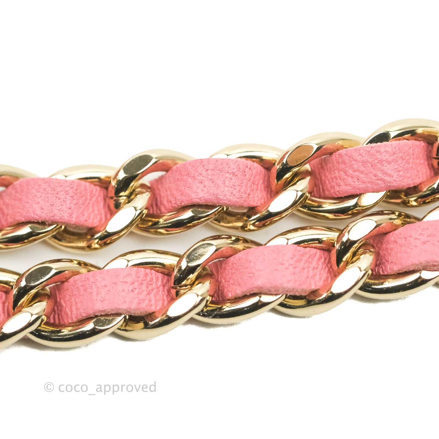 Chanel Vanity Rectangular Top Handle Pink Lambskin Gold Hardware