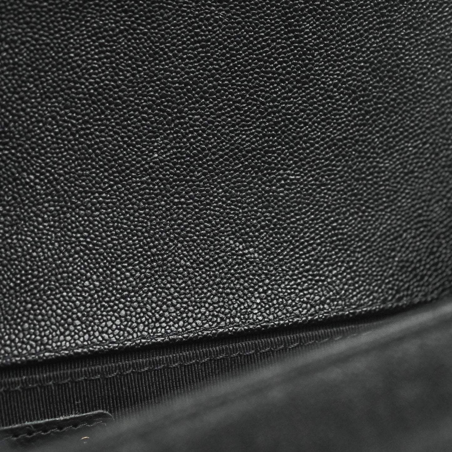 Chanel Chevron Medium Boy Black Grained Calfskin Gold Hardware