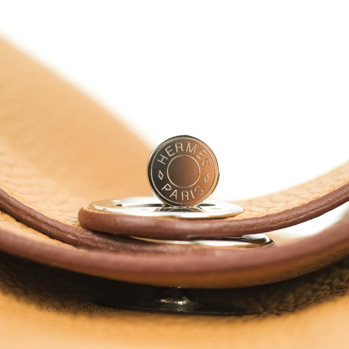 Hermès Lindy 30 Tabac Camel TC Palladium Hardware