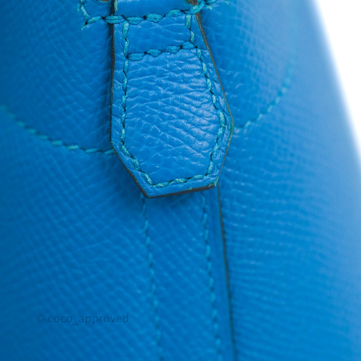 Hermès Bolide 27 Blue Epsom Silver Hardware