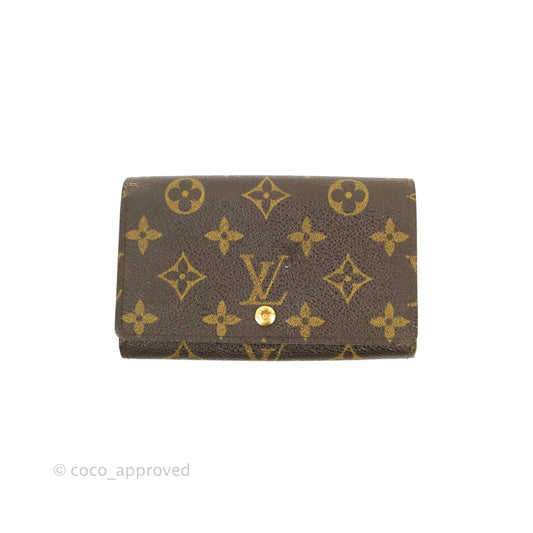 Louis Vuitton Vintage Monogram Canvas Wallet Brown