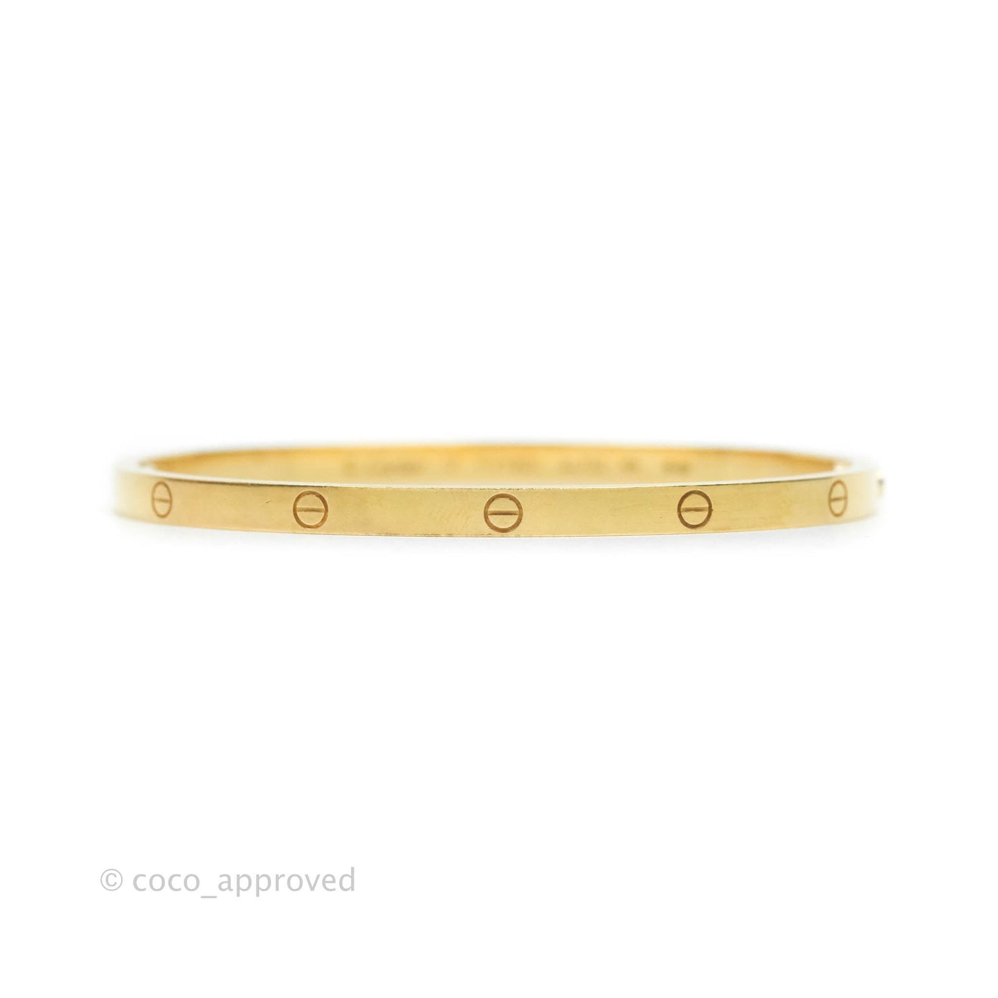 Cartier Small Love Bracelet Yellow Gold