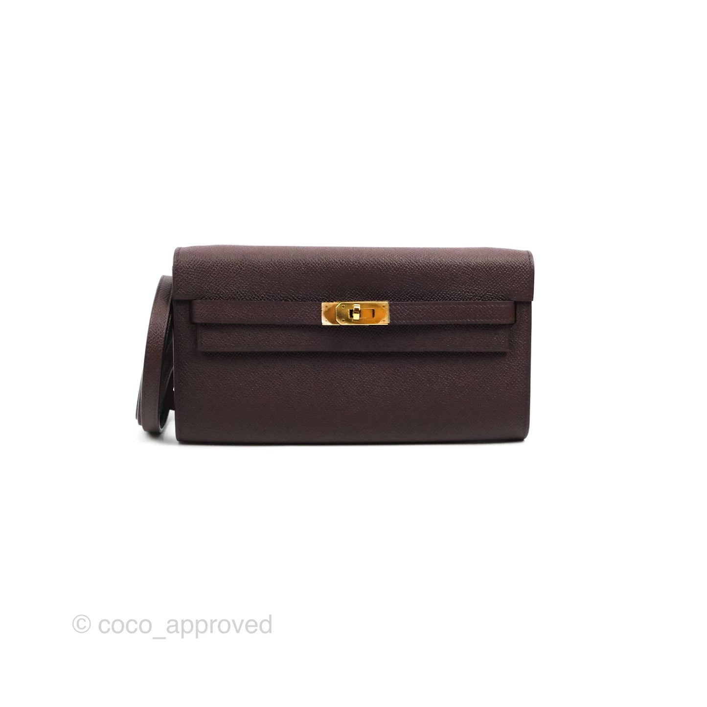 Hermès Kelly To Go Wallet Rouge Sellier Epsom Gold Hardware
