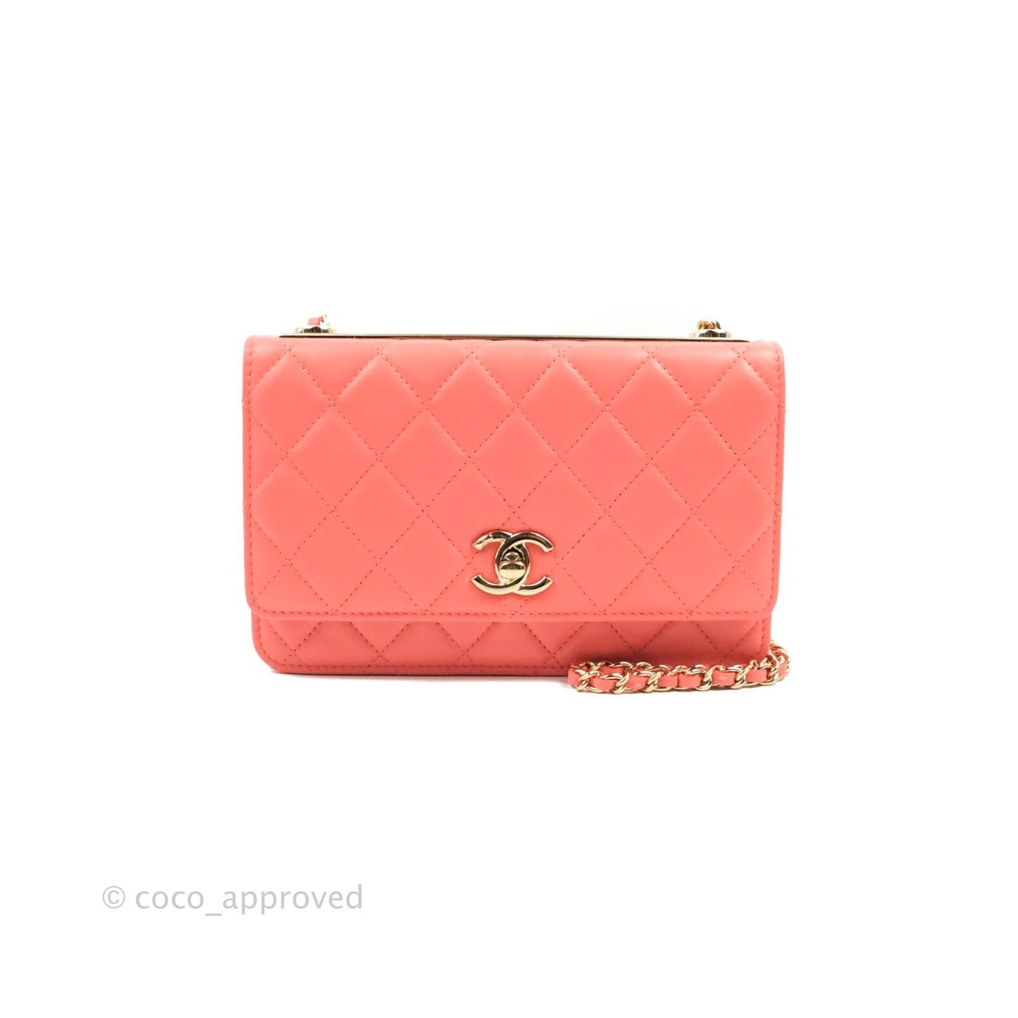 Chanel Trendy CC WOC Pink Lambskin Gold Hardware