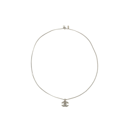 Chanel CC Necklace Ruthenium Hardware 13B
