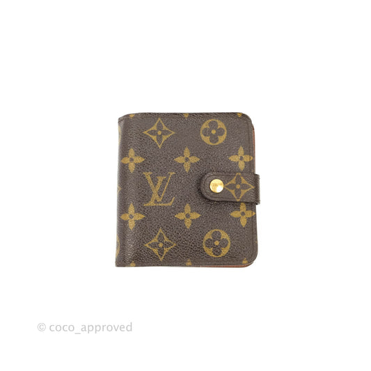 Louis Vuitton Vintage Monogram Canvas Wallet Brown