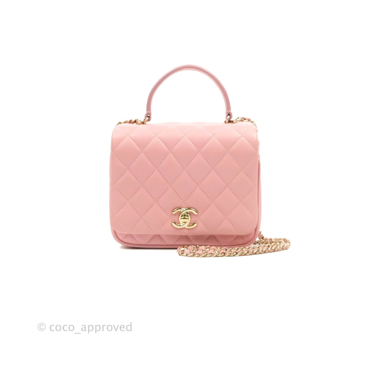 Chanel Citizen Chic Mini Flap Bag Pink Lambskin Gold Hardware