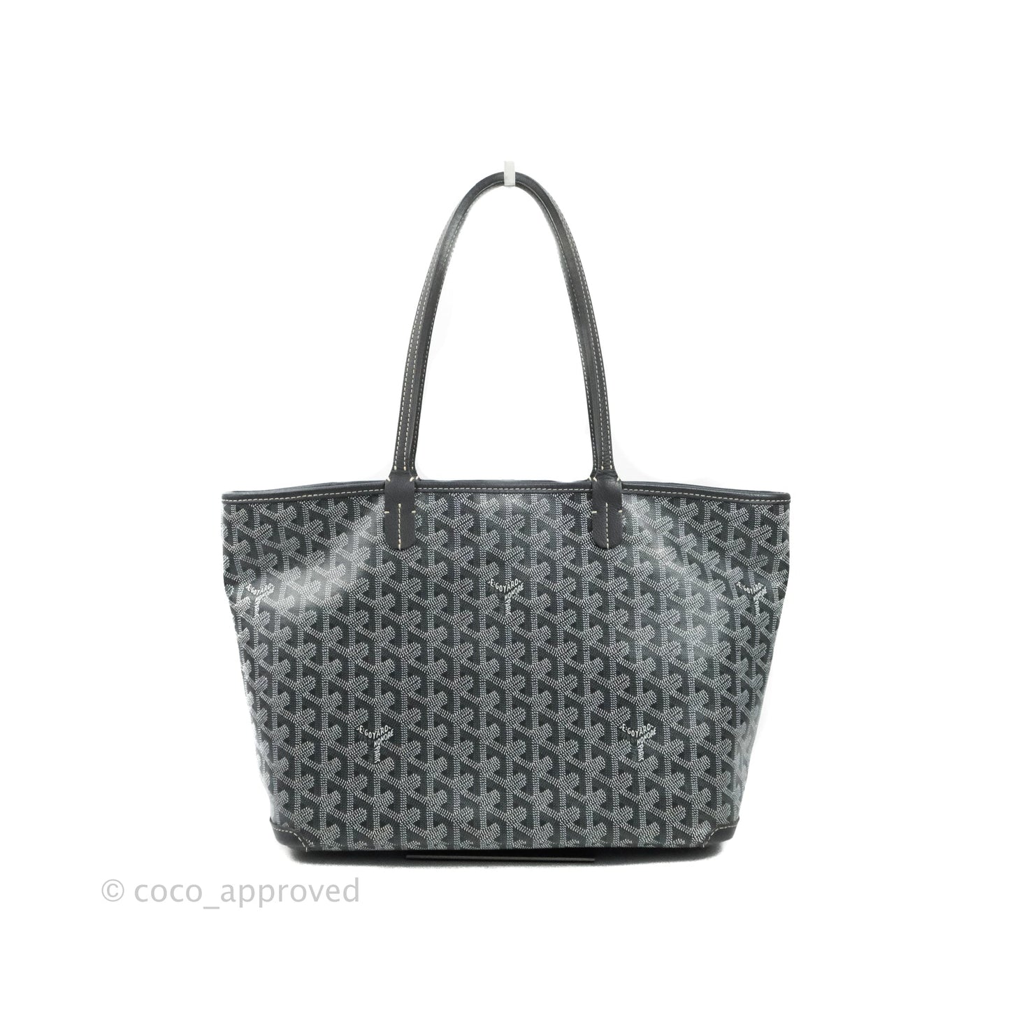 Goyard Artois Grey Goyardine Canvas PM⁣⁣⁣⁣⁣⁣⁣⁣⁣⁣⁣⁣⁣⁣⁣⁣⁣⁣⁣⁣