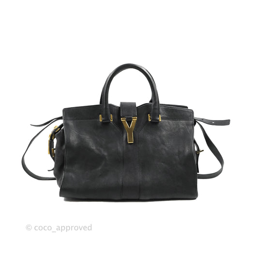 Saint Laurent Cabas Chyc Dark Navy Gold Hardware