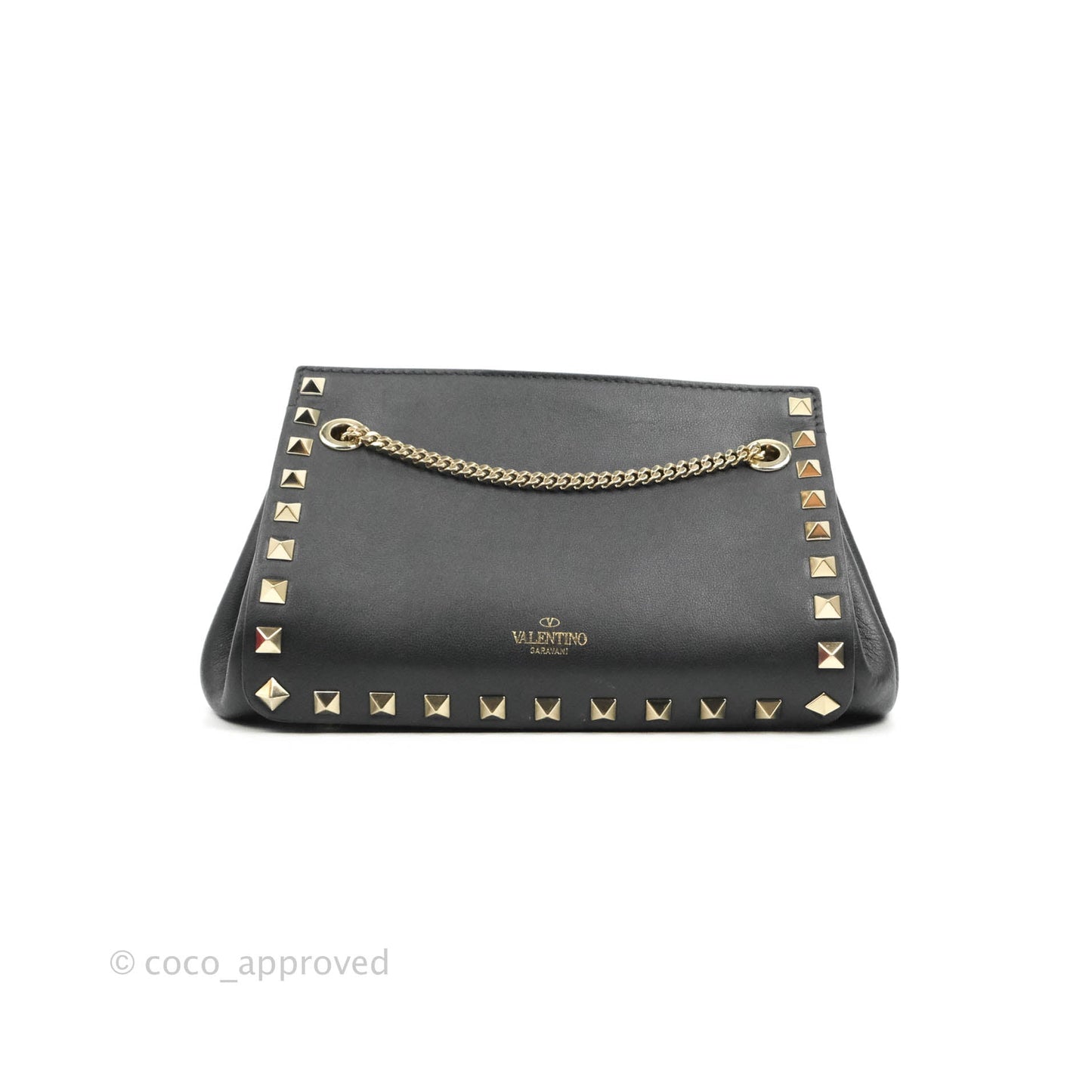 Valentino Garavani Mini Rockstud Shoulder Bag Black